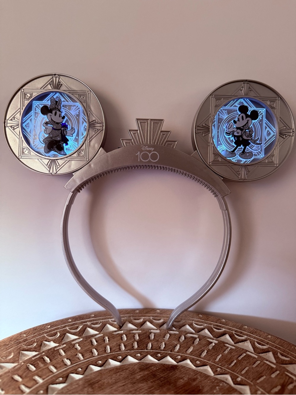 Disney100 Light Up Mickey Minnie Ears Headband Anniversary Disney Parks